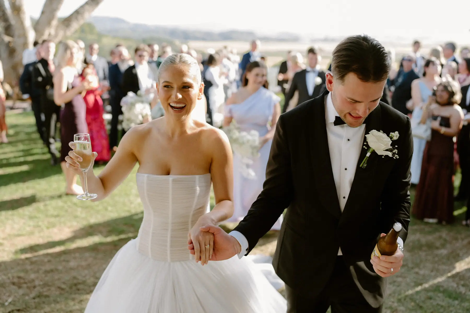 Champagne in one hand, husband in the other, Botanica Plantation House