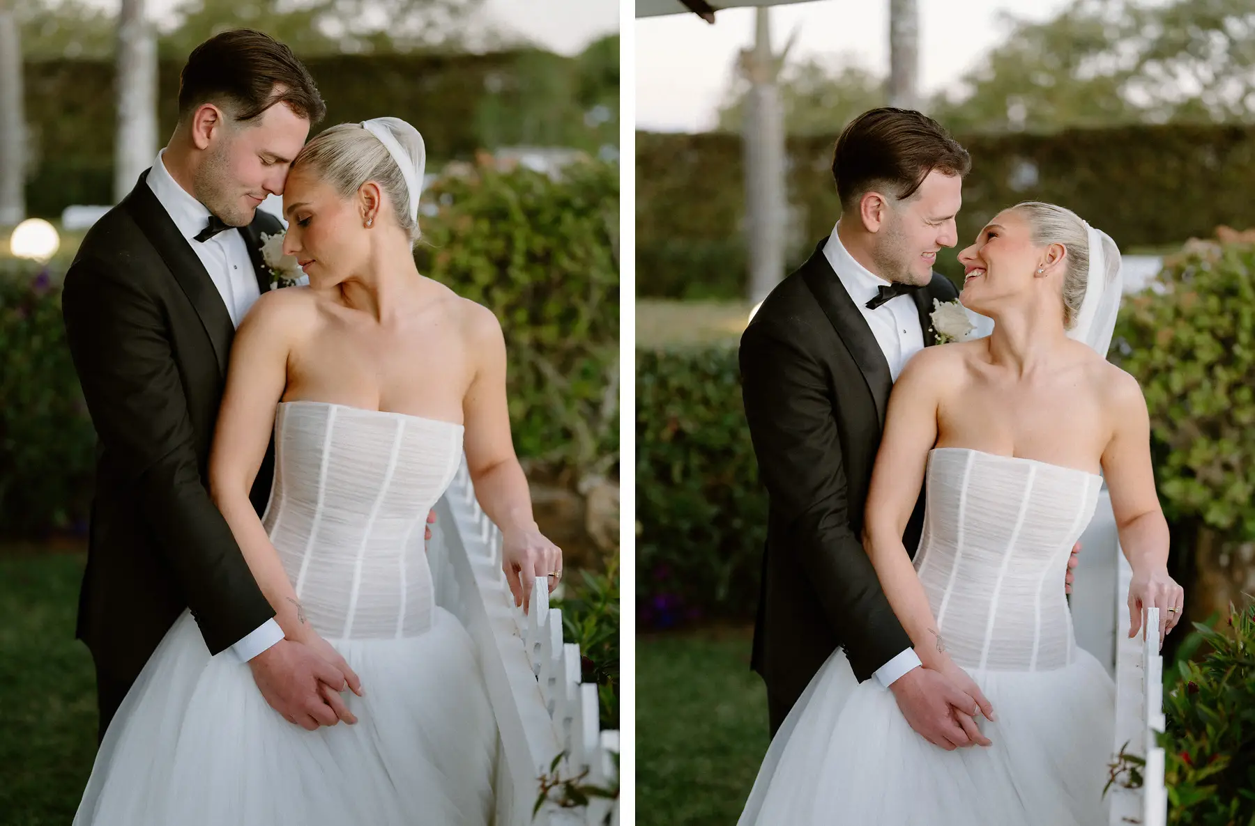Quiet portraits under the pergola as the light fades, Botanica Plantation House