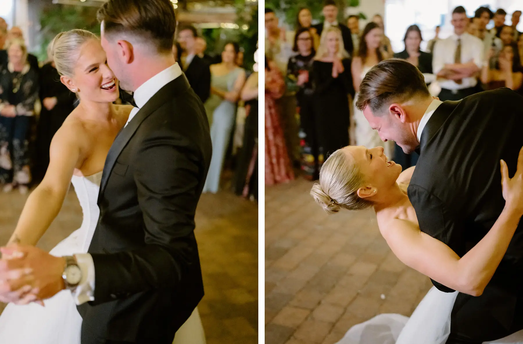 The first dance, close and then the dip, Botanica Plantation House