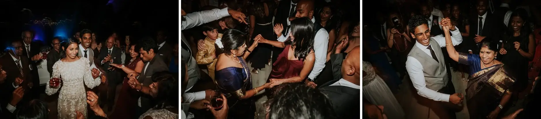 Dancing at the reception, three frames, Sydney