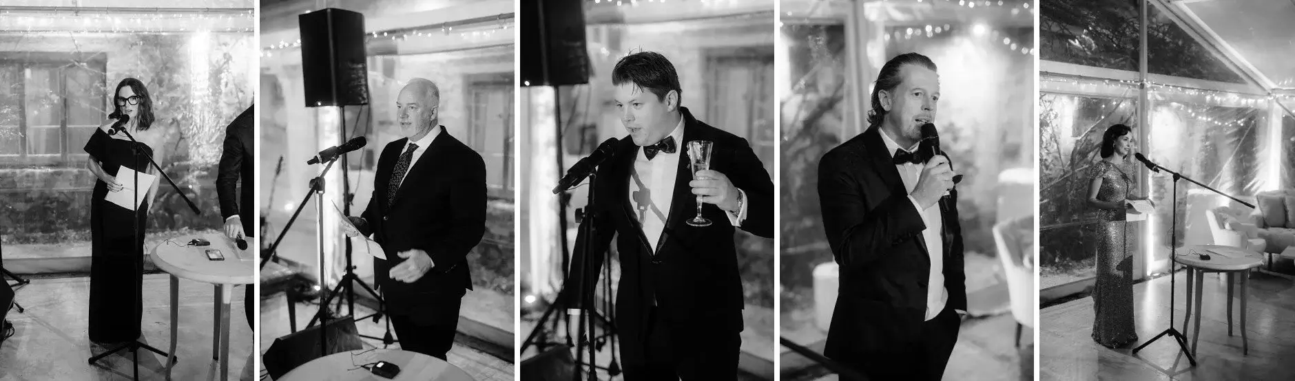 Speeches and toasts through the evening, Deux Belettes