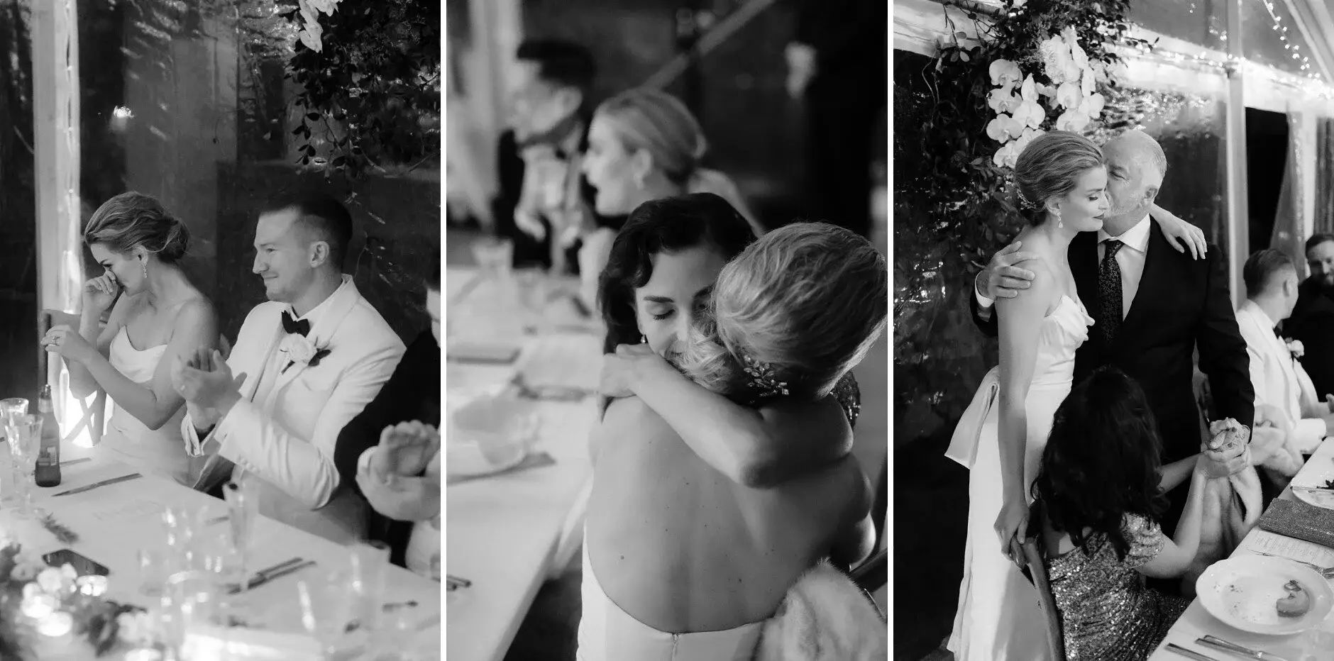 Family and friends together at the reception, Deux Belettes