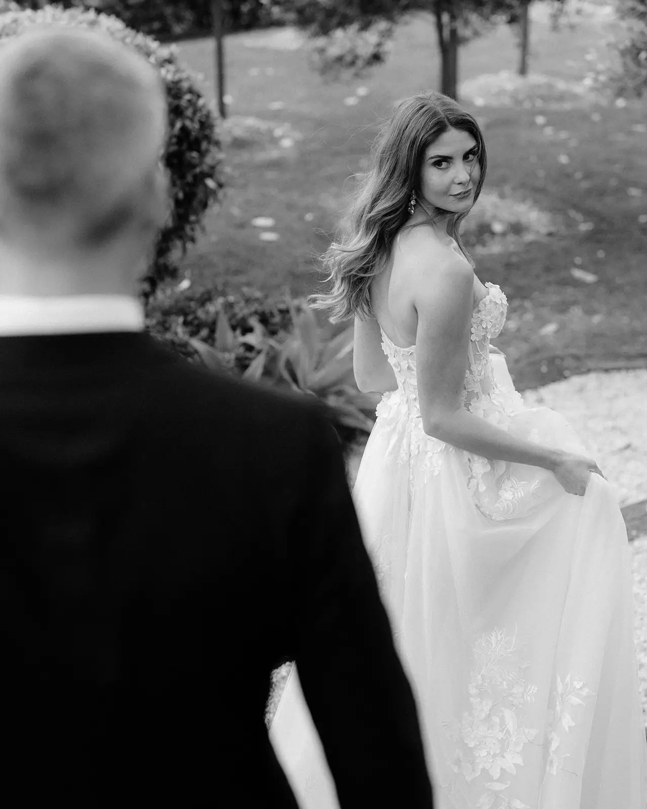 Letitia looking back over her shoulder, Byron Bay