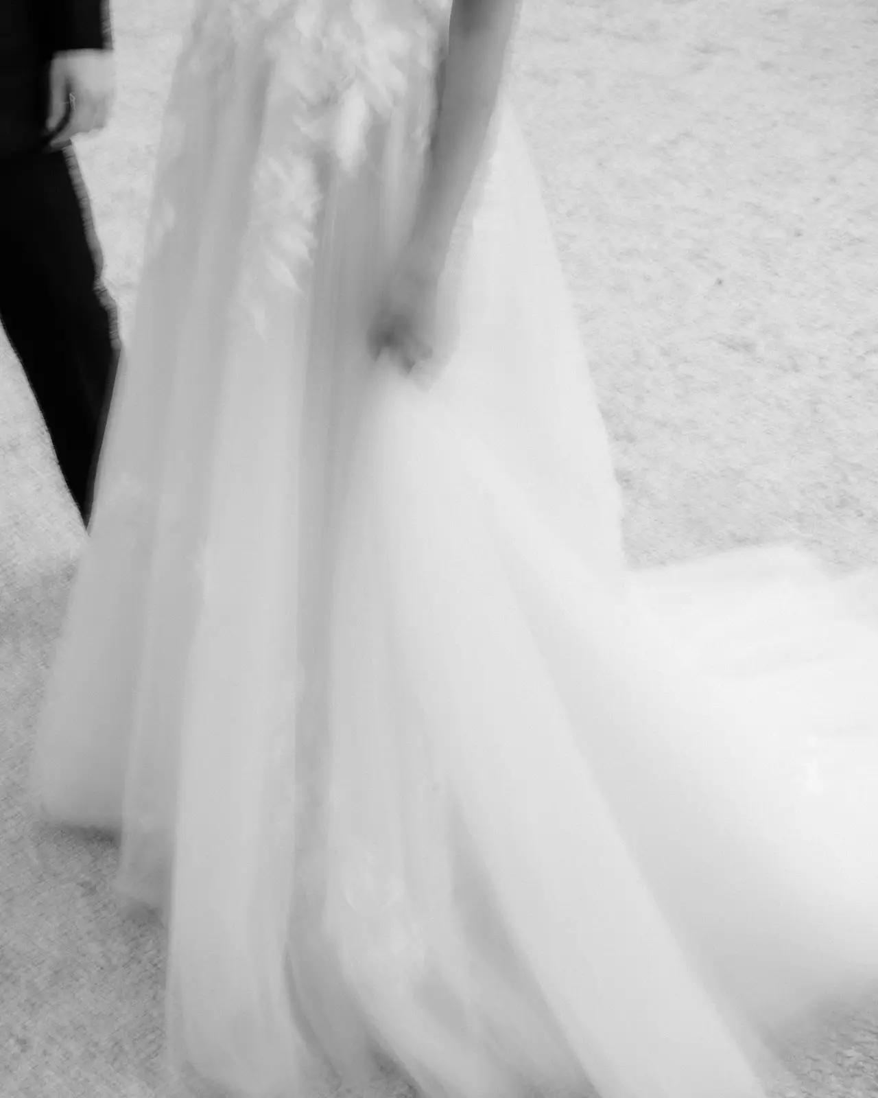 Letitia's gown catching the light, Fig Tree Restaurant, Byron Bay
