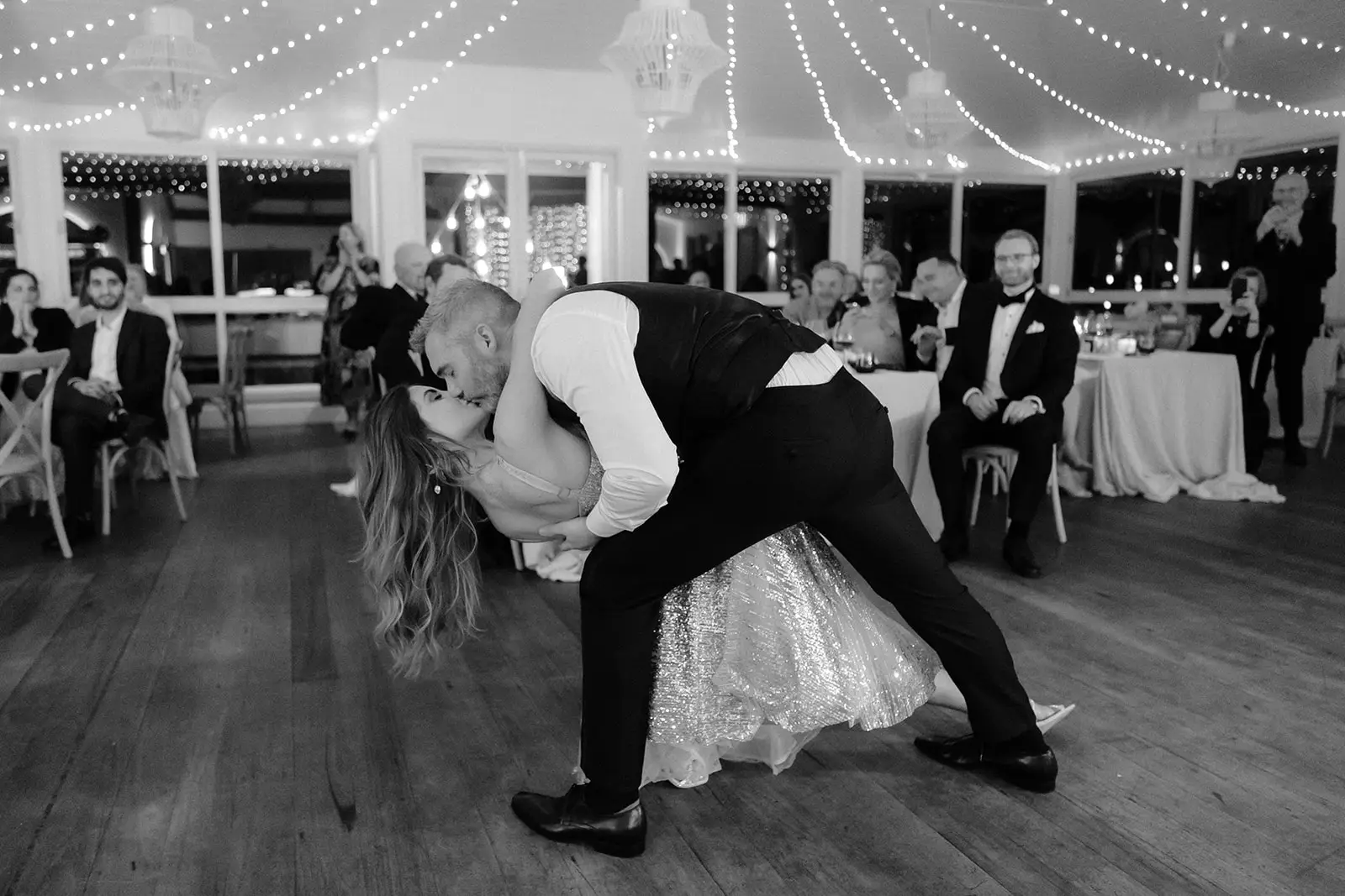 Dancing late into the night at the Fig Tree Restaurant, Byron Bay