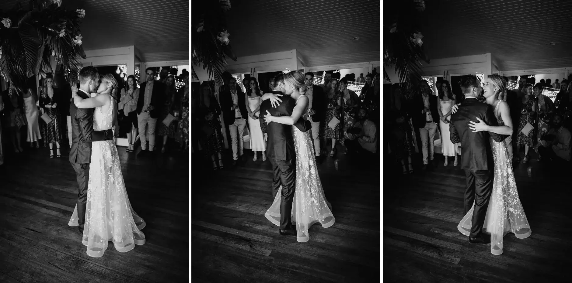 Dancing late into the night, black and white, Fig Tree Restaurant