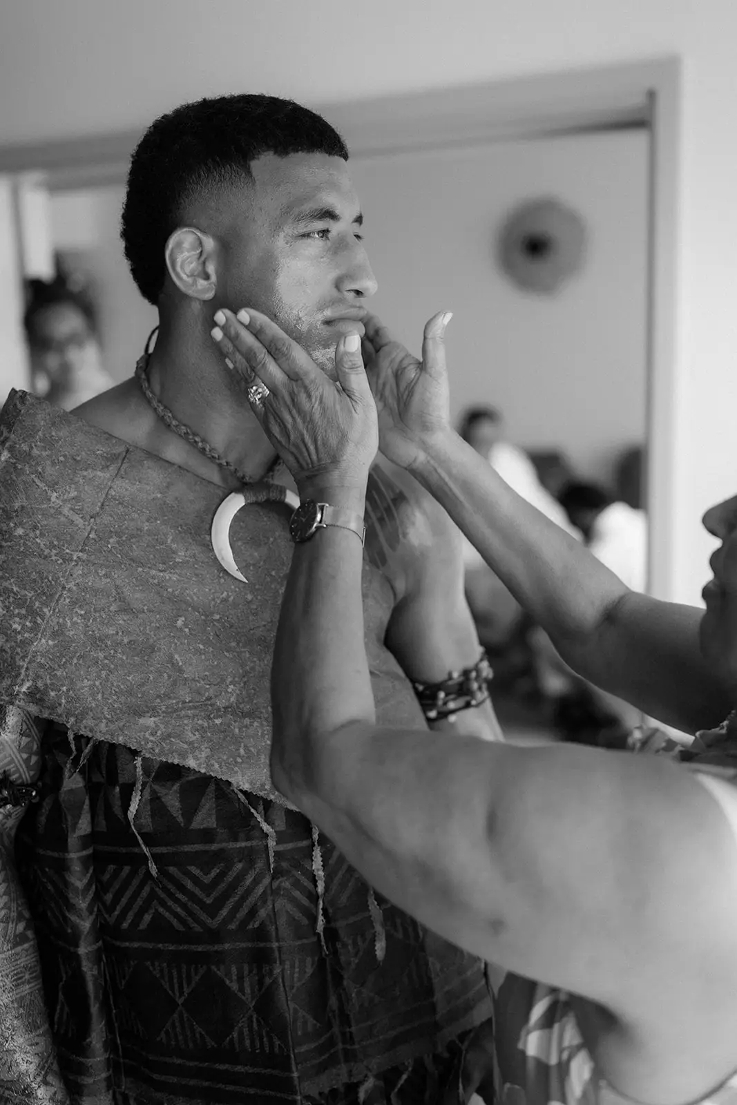 A quiet moment while Viliame gets ready, Crowne Plaza Nadi Bay