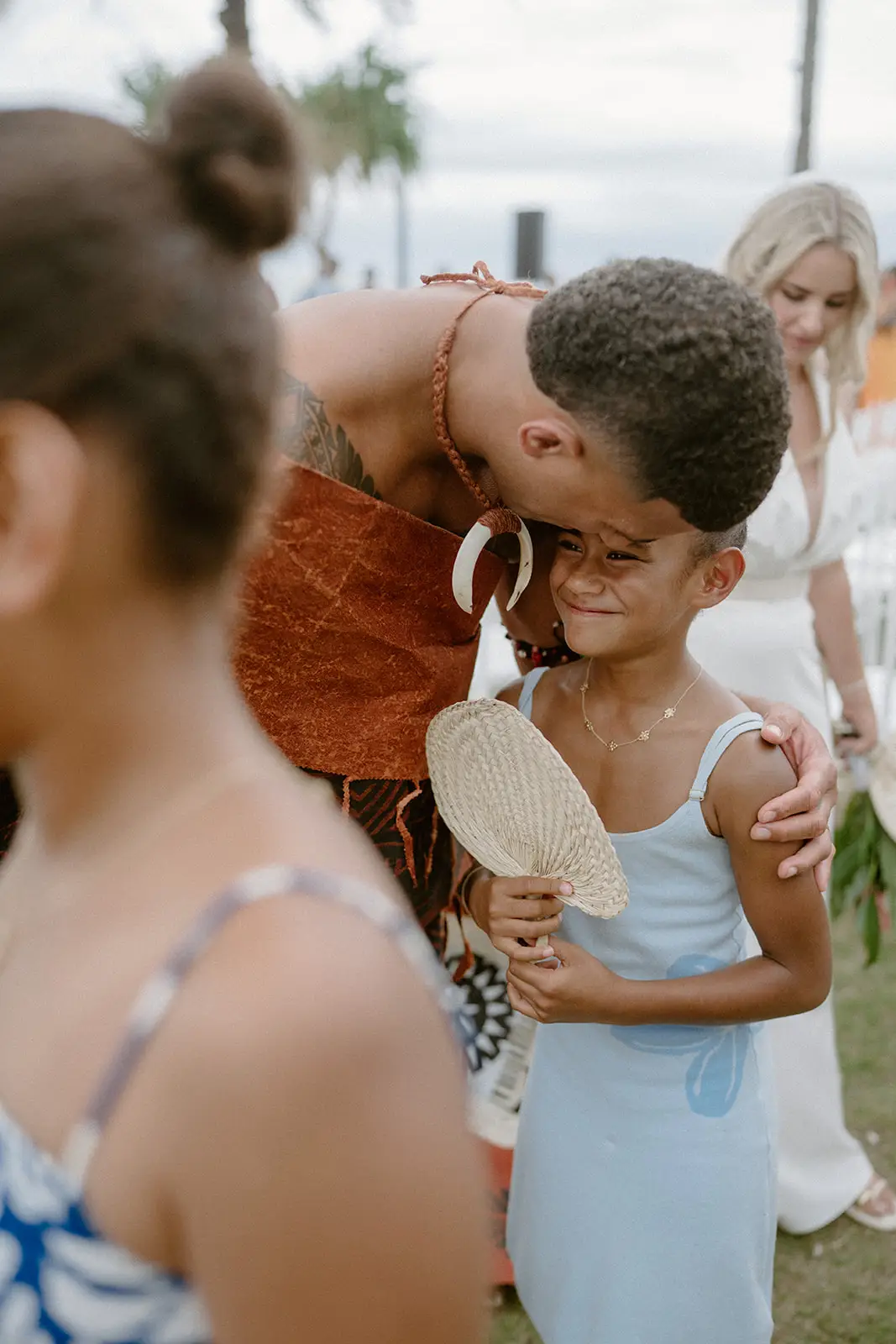 Guests embracing after the ceremony, Crowne Plaza Nadi Bay
