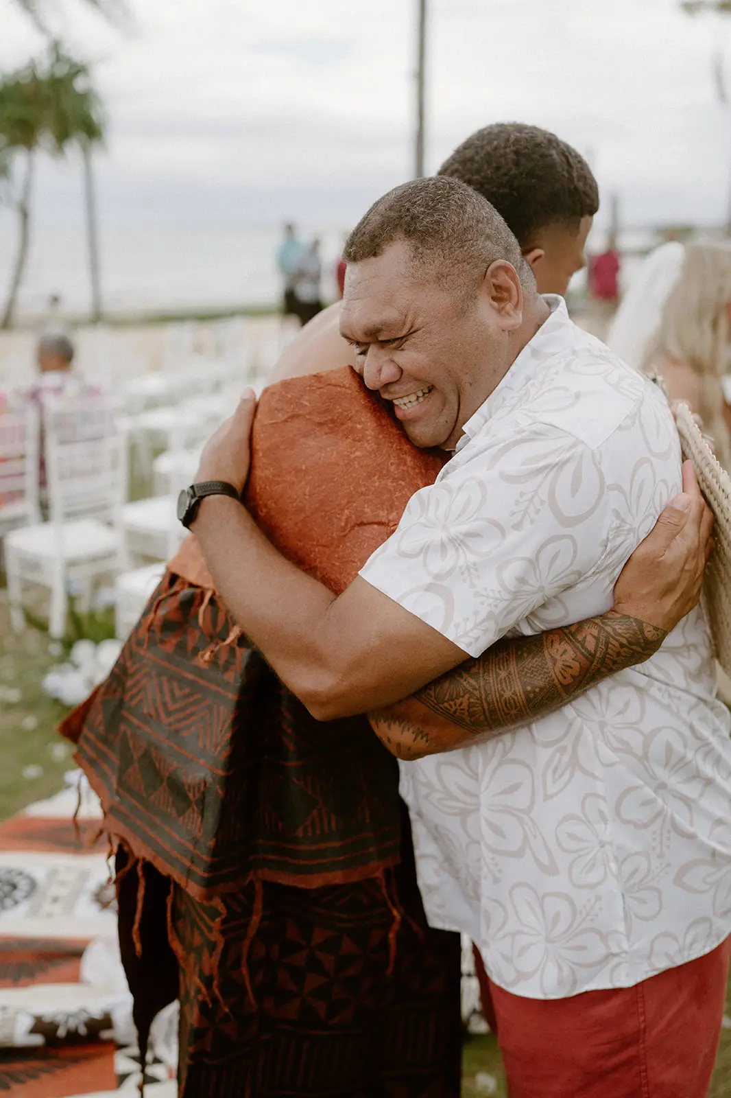 Family congratulating the newlyweds, Crowne Plaza Nadi Bay