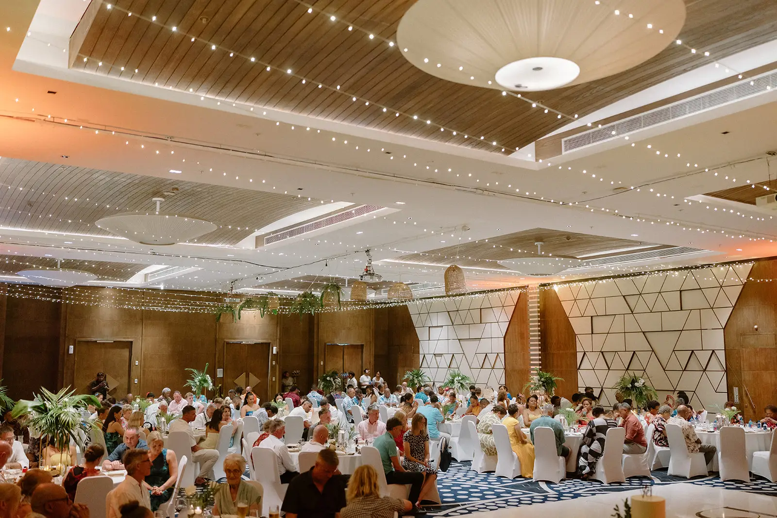 The reception room at the Crowne Plaza, Nadi Bay, Fiji