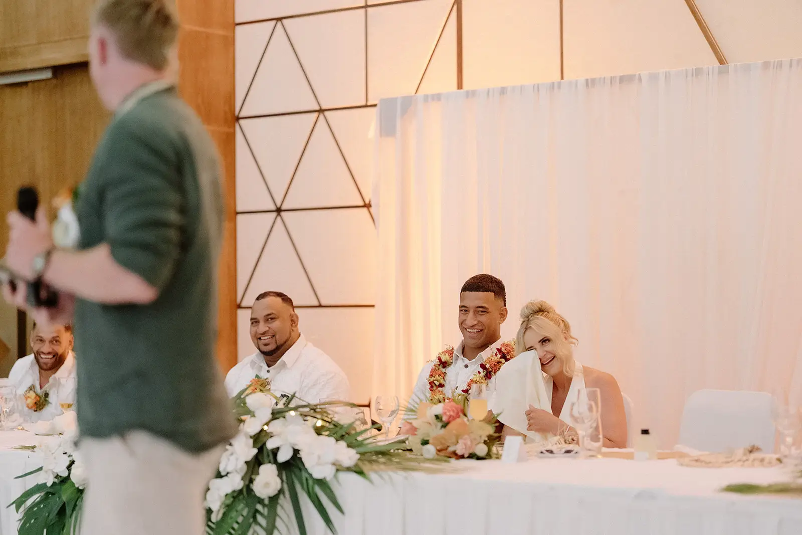 Speeches at the reception, Crowne Plaza Nadi Bay