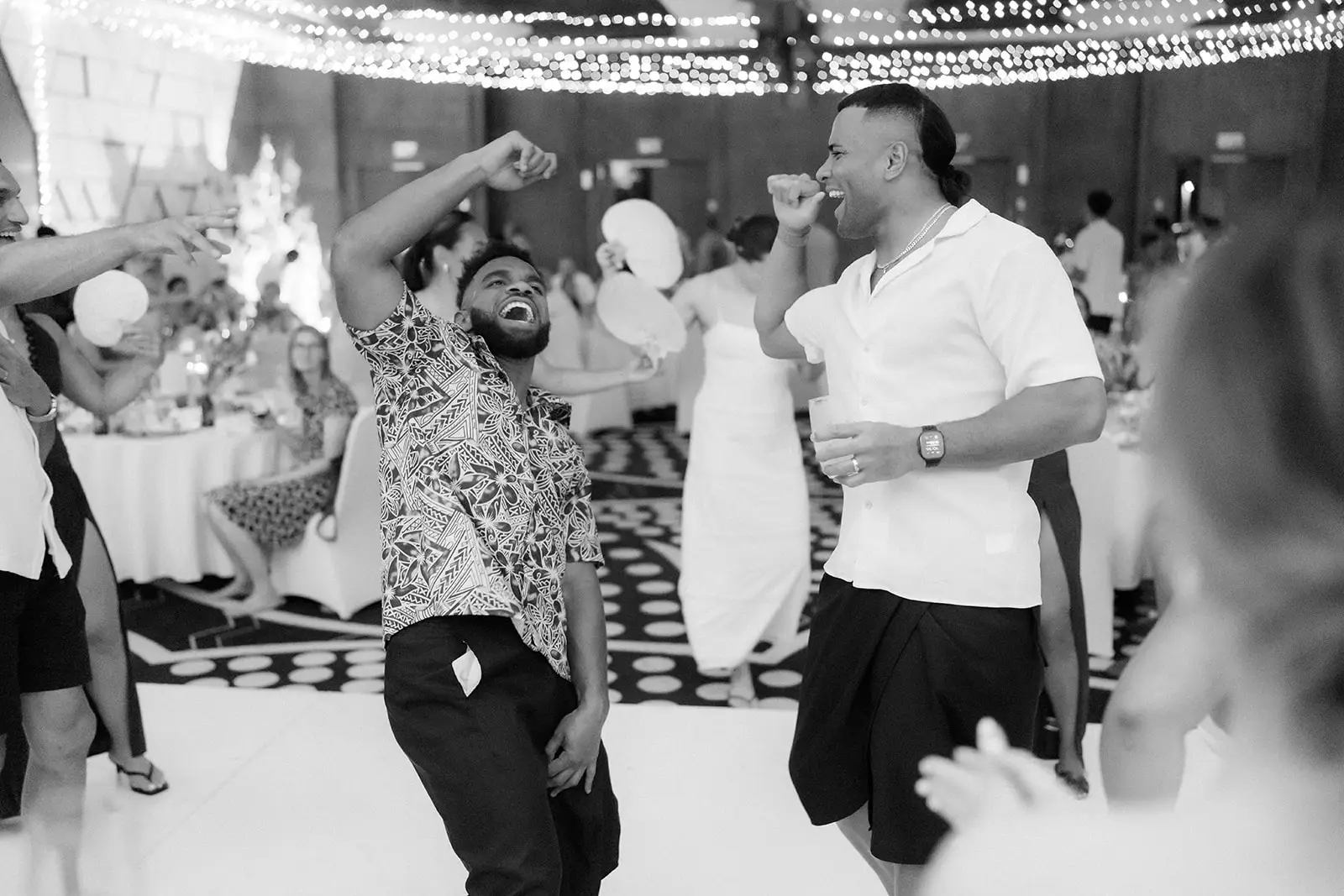 The dance floor in full swing, Crowne Plaza Nadi Bay
