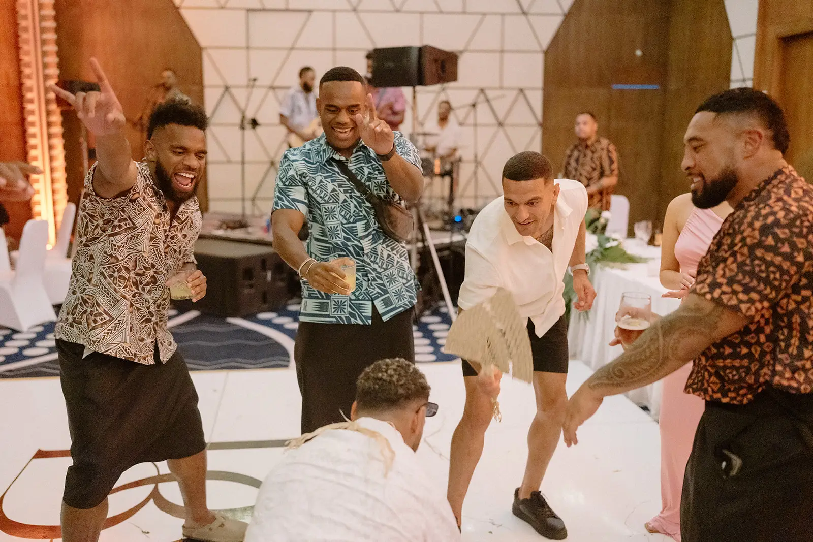 Guests on the dance floor, Crowne Plaza Nadi Bay