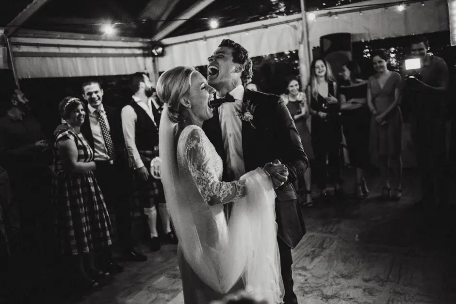 Jessica and Jarrod on the dance floor, Eureka