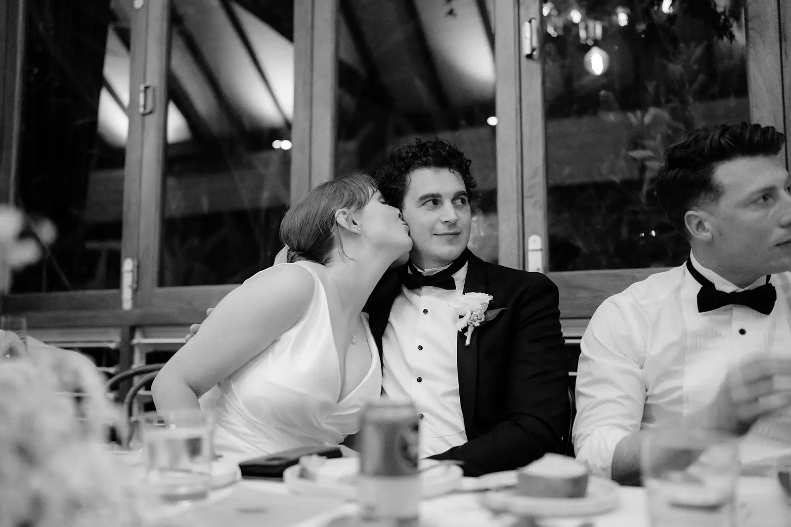 A quiet moment during the speeches, Harvest Newrybar