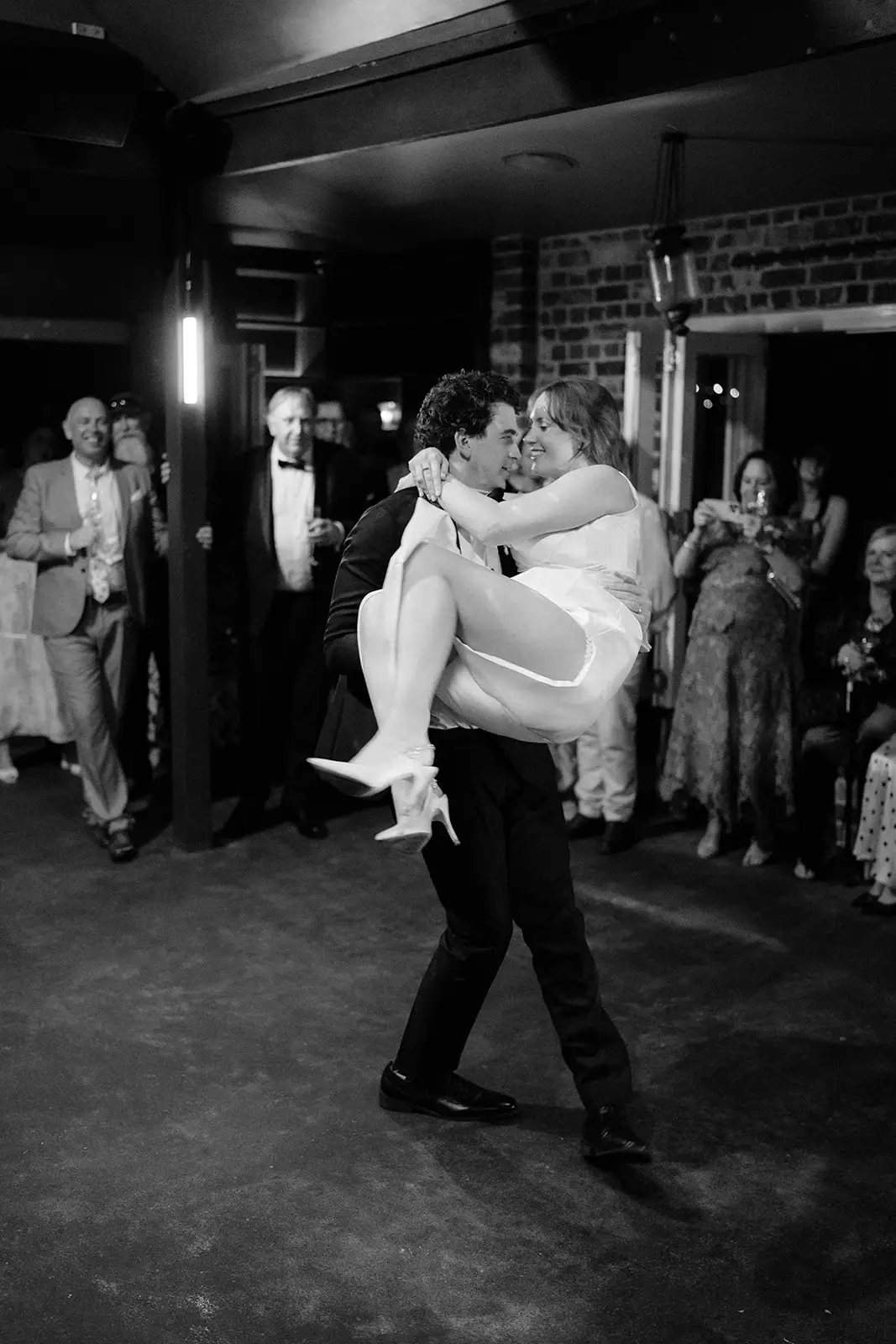 The first dance on the courtyard floor, Harvest Newrybar