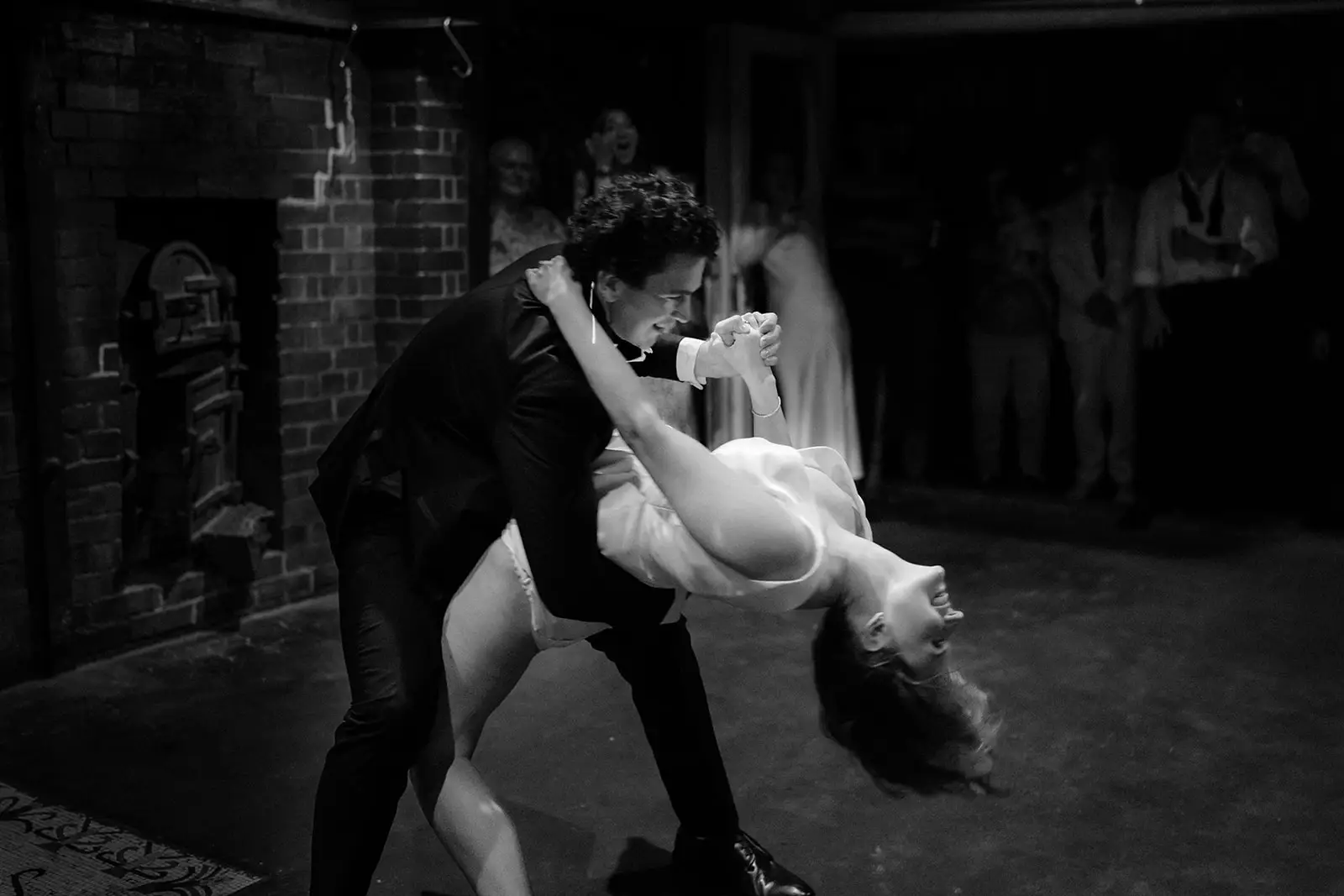 Dipping a dance partner, Harvest Newrybar
