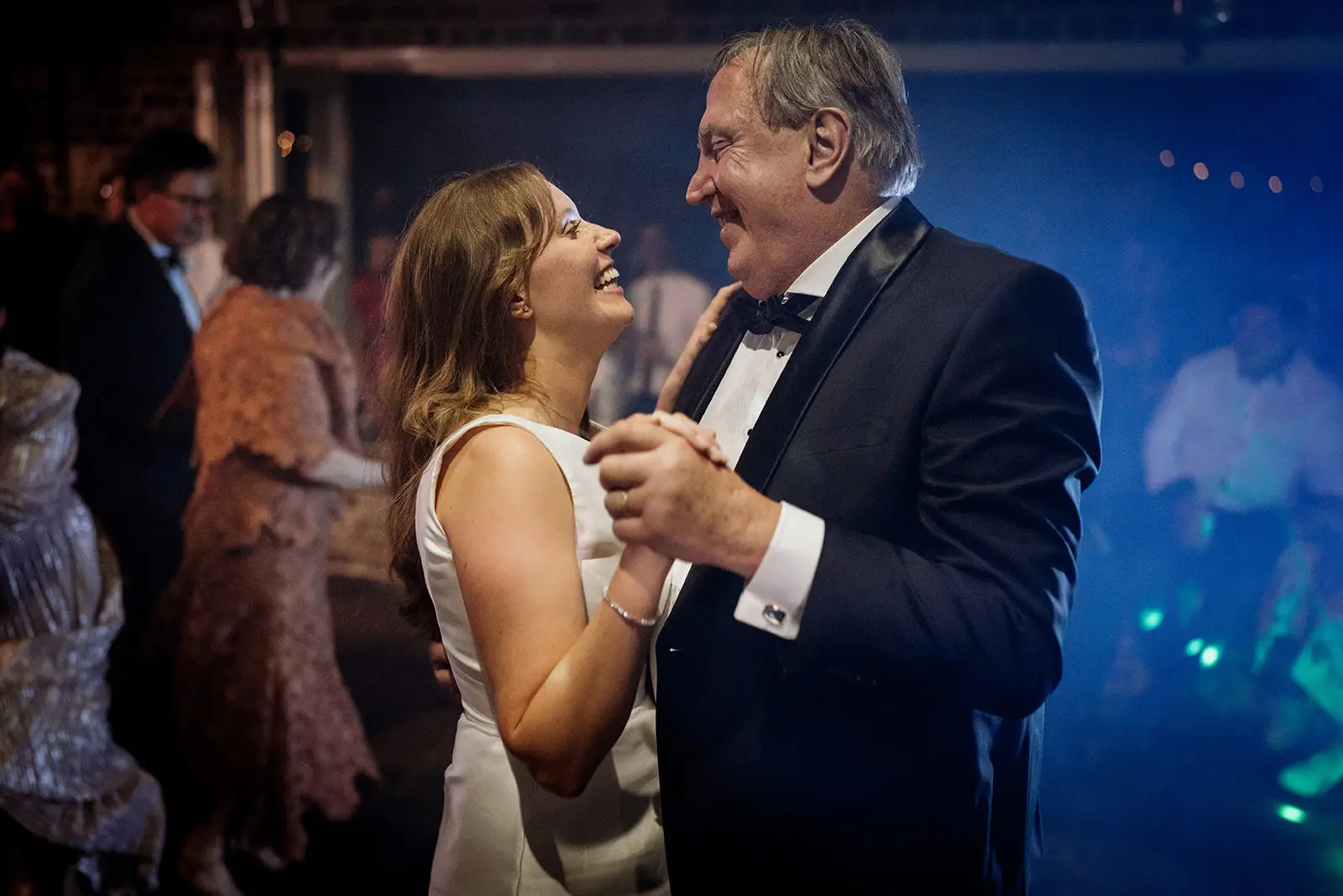 Nim dancing with her father, Harvest Newrybar