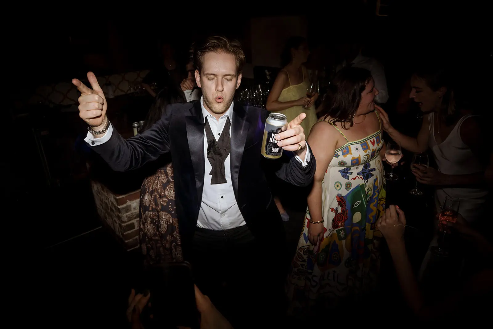 A guest dancing late in the night, Harvest Newrybar