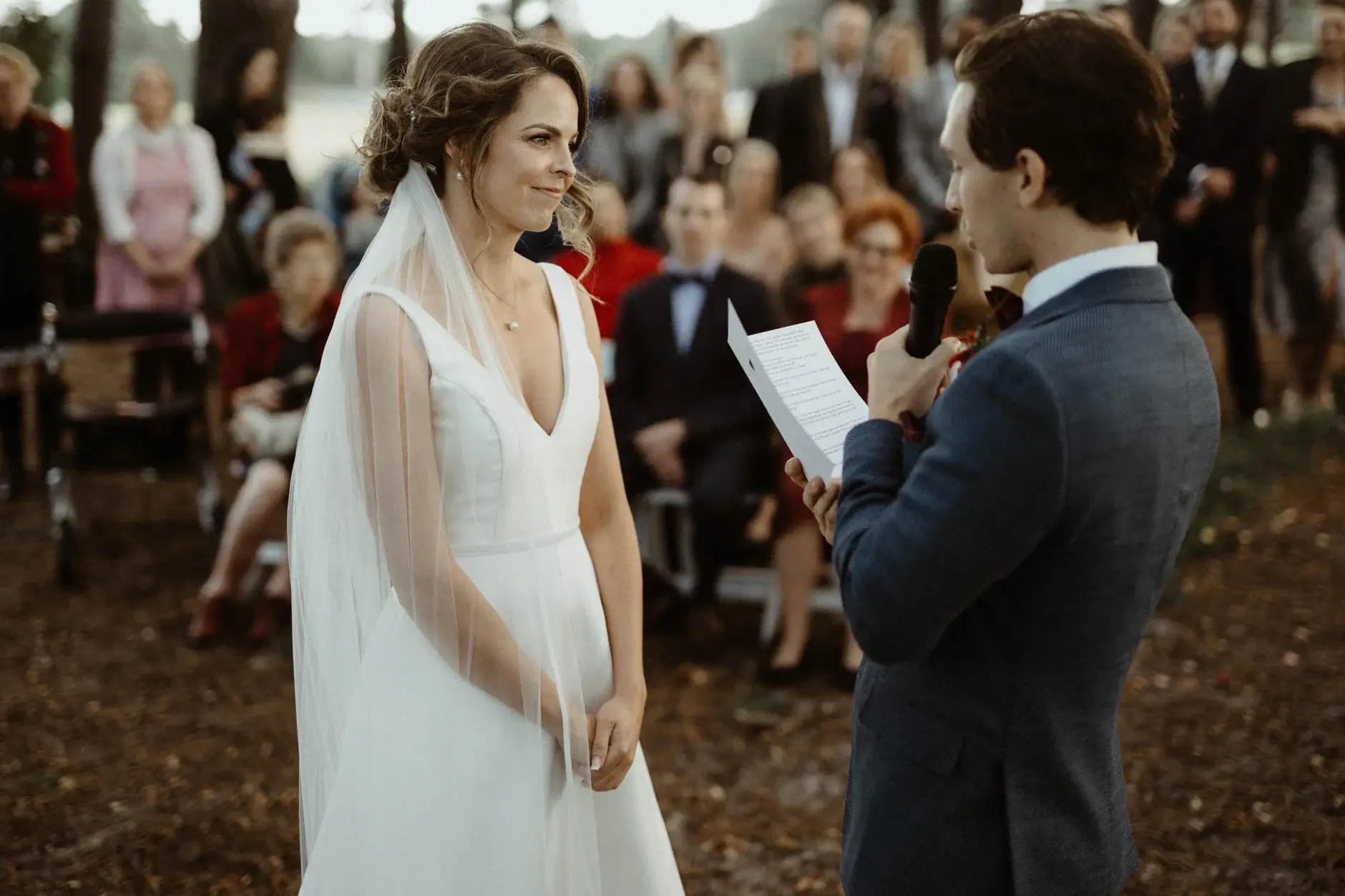 Kath listening as Ross reads, Centennial Park