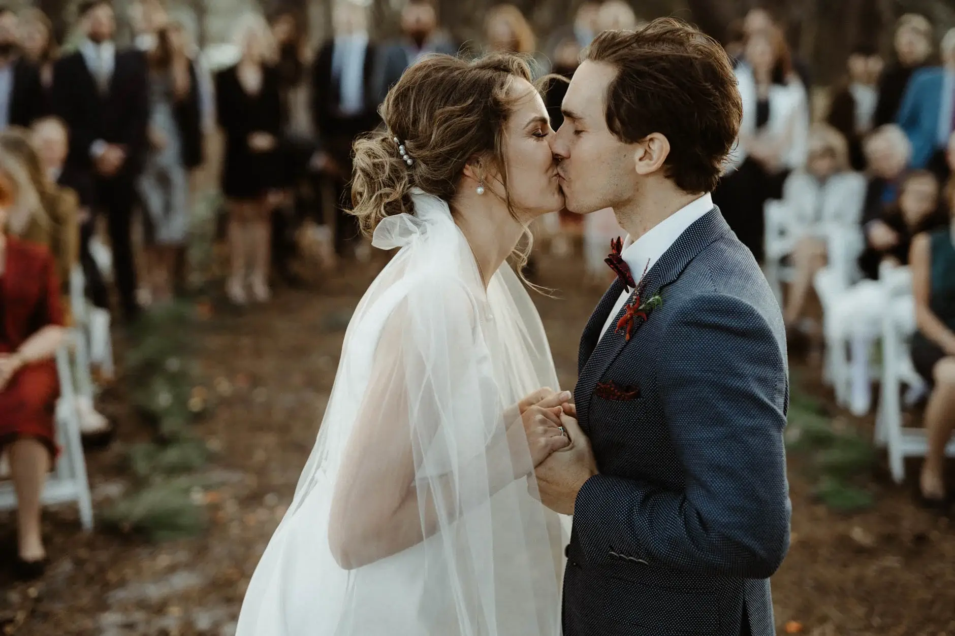 The first kiss at the ceremony, Centennial Park