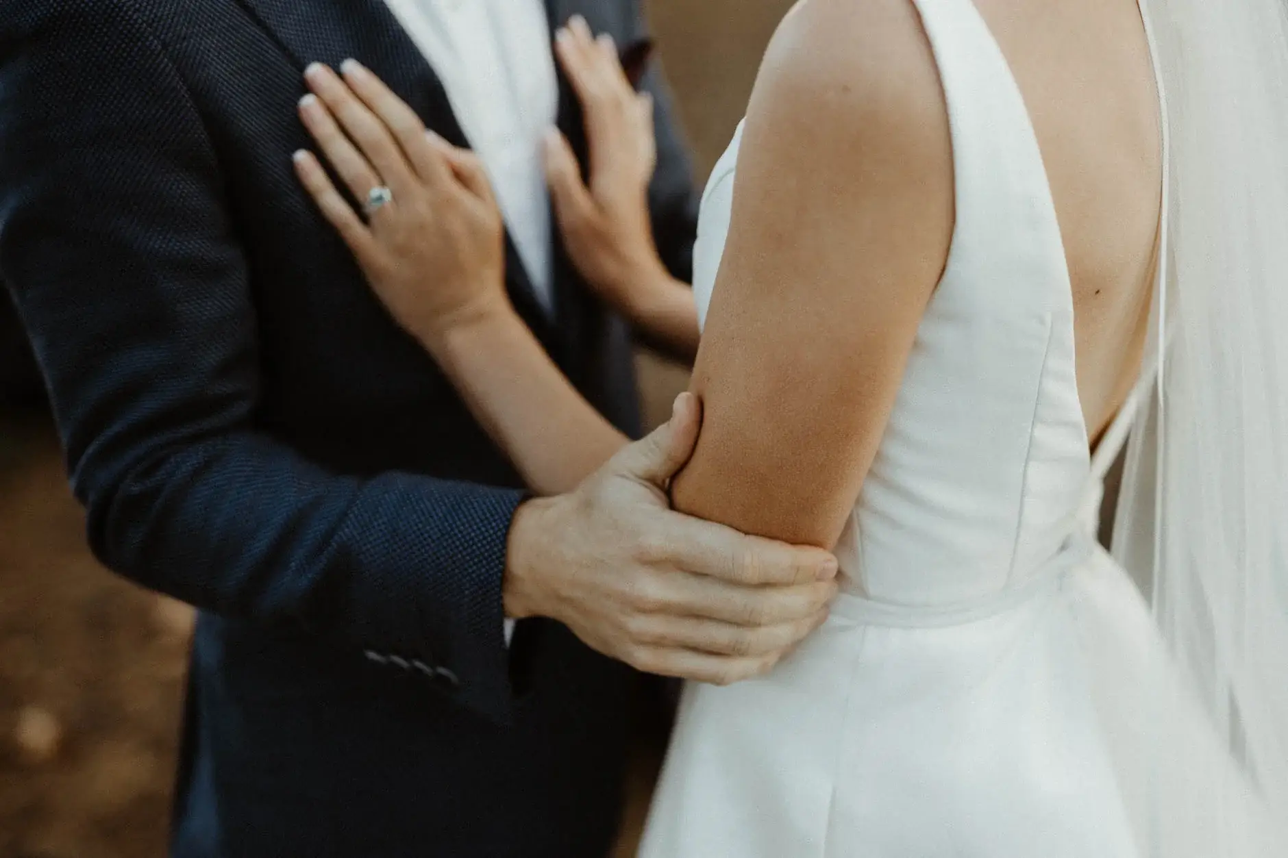 Their hands on each other during the kiss, Centennial Park