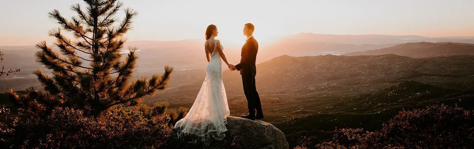 Aaron and Amanda together at the Mission Inn, Riverside, California