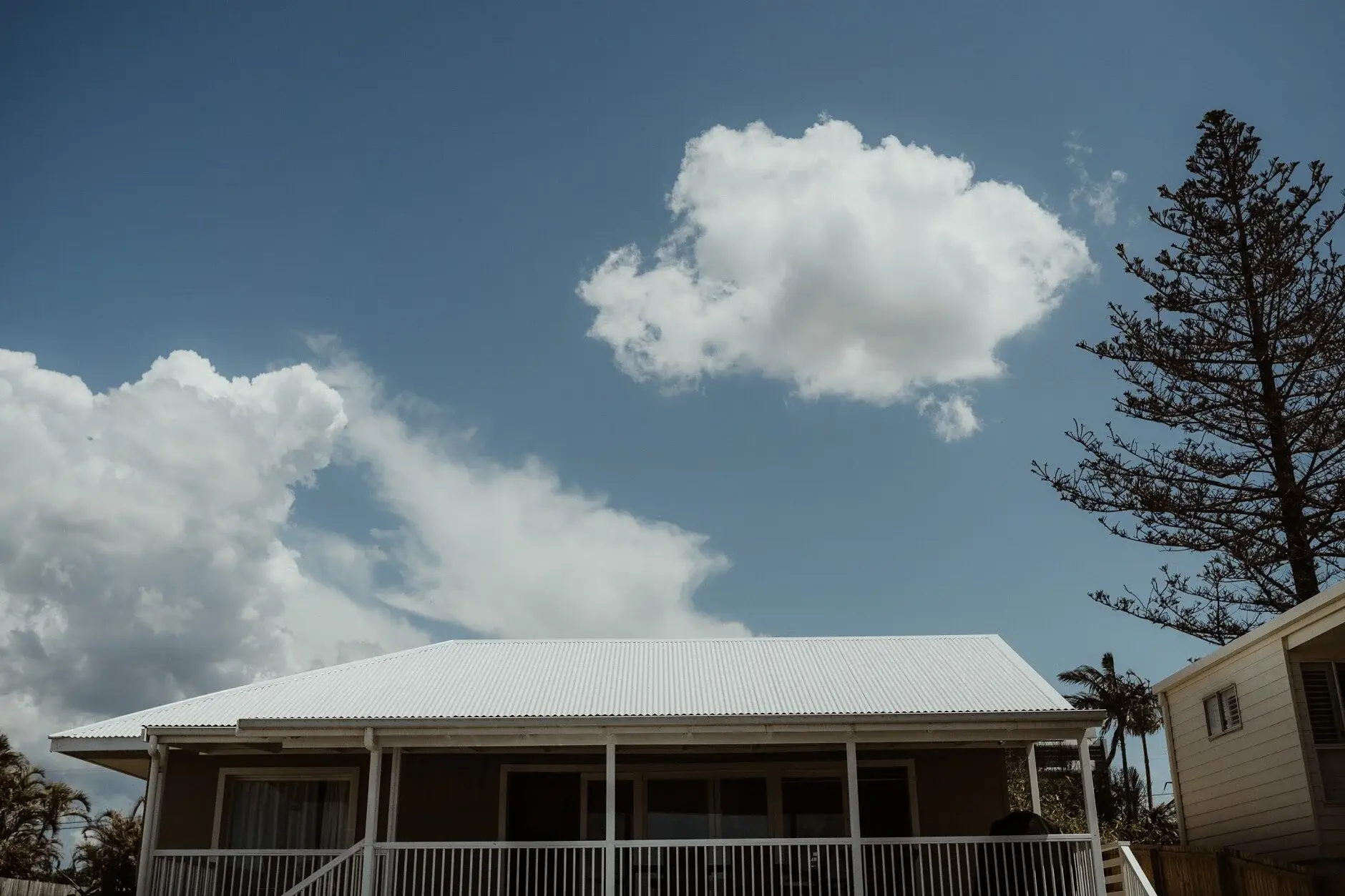 The beach house where the bridal party got ready, Burleigh Heads