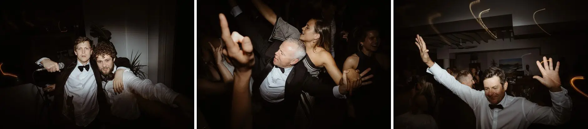 Arms up on the dance floor at Rick Shores, Burleigh Heads