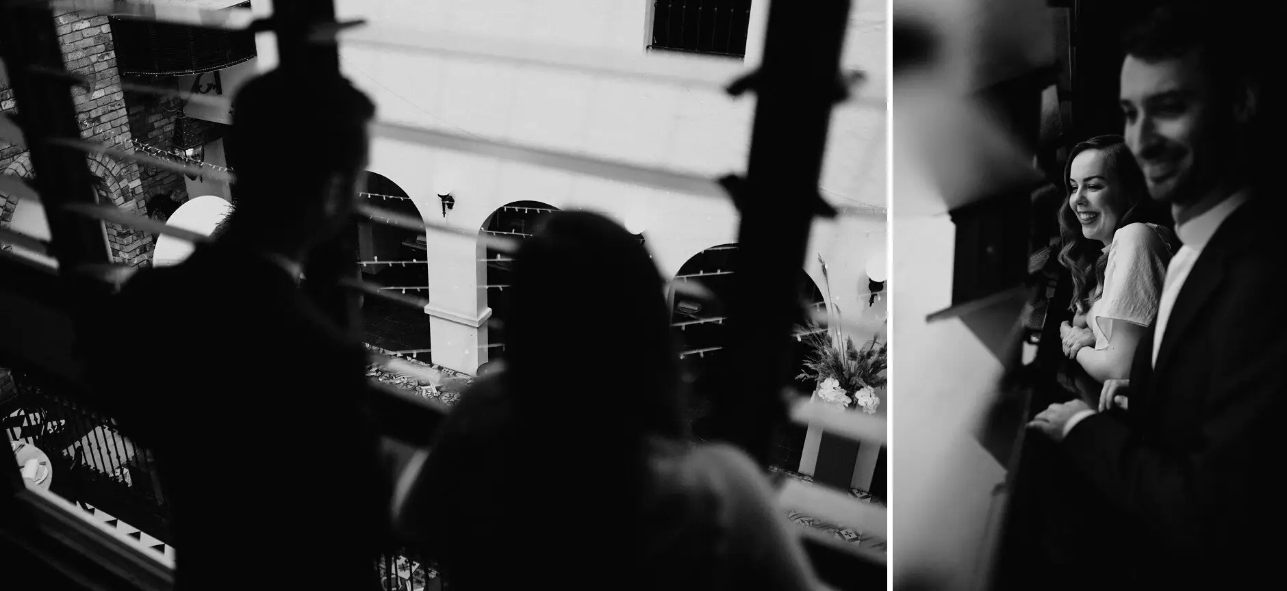 Guests waiting inside in the low light, Porteño, Surry Hills