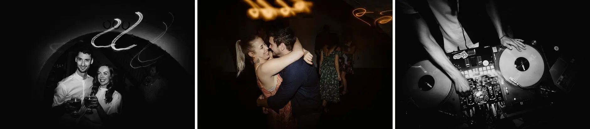 Frames from the dance floor — light trails, drums and dancing, Porteño, Surry Hills